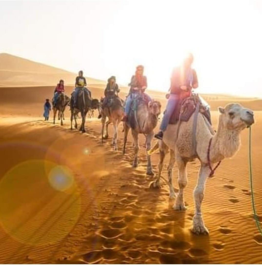 Bivouac Camel Trips Hotel Merzouga Exterior foto